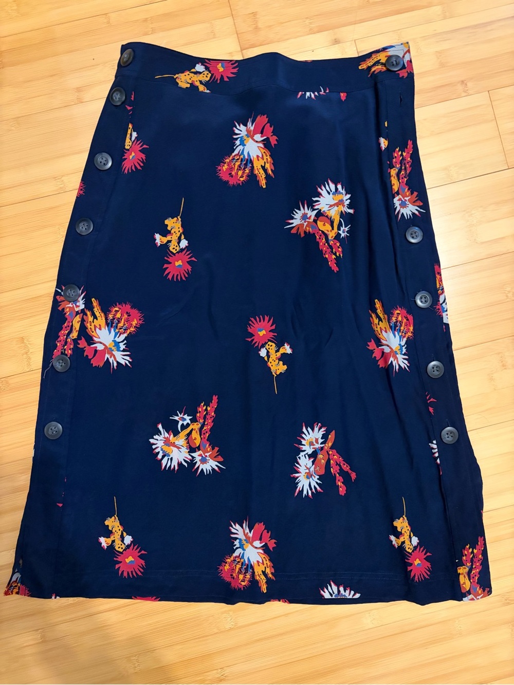 Madewell Floral Midi Skirt 00